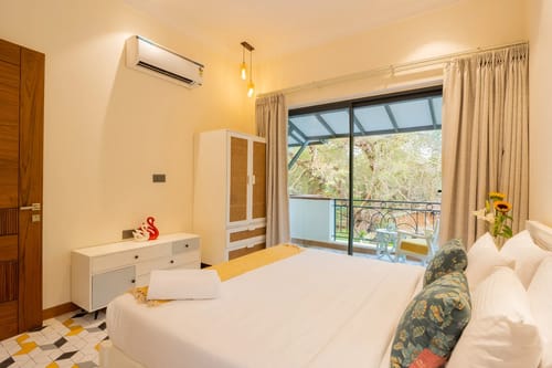 Laguna Echo | Serene Pet-friendly 3-BHK Retreat With Private Pool & Garden Near Anjuna Beach