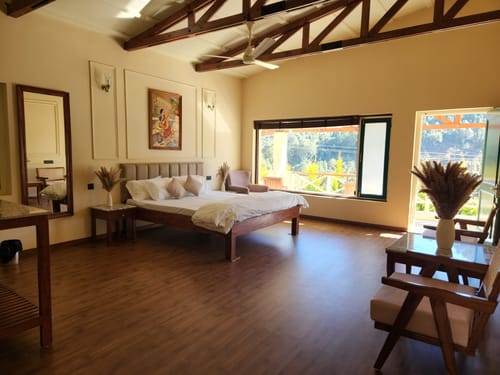 GlenBrook Estate Olive | Hillside 1 Cottage with Shared Gazebo, Restro & Lounge Area Near Waterfall