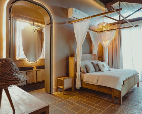 Bali Bay Gumuk | 2-BHK Villa On 2 Acres of Land with Shared Pool, Firepits, Lounges & Jacuzzi – 2 bedroom villa in Bengaluru, Karnataka