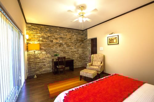 GlenBrook Estate Juniper | Hillside 1-BHK Suite with Shared Gazebo, Restro & Lounge Area Near Waterfall