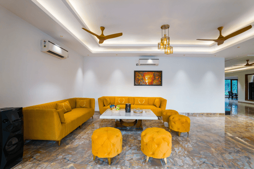 Sanisa Farm | 3-BHK Farmhouse With Private Pool, Game Zone & Lush Garden