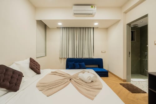 Kamerios Verano | 1-BHK | Common Rooftop Pool | Lift  – 1 bedroom villa in North Goa, Goa