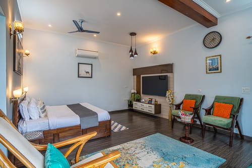 Sky Paradise | Pet-friendly 3-BHK Retreat With Gaming Zone, Home Theatre & Rooftop Gazebo – 3 bedroom villa in Dehradun, Uttarakhand