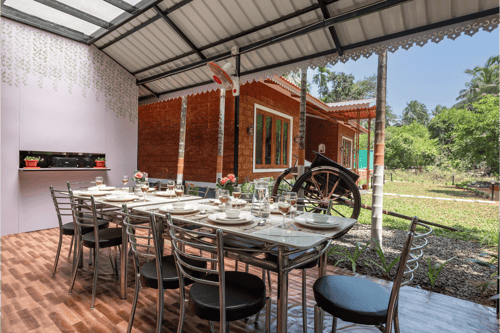 Cabanas Retreat | Tropical 5-BHK Escape Near Revdanda Beach With Private Pool, Garden & Outdoor Dining  – 5 bedroom villa in Alibaug, Maharashtra