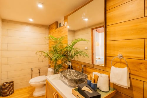 House of Neptune | 1-BHK Boutique Villa | Open Kitchen | Sit-out area | 10 Meters from Ashwem Beach