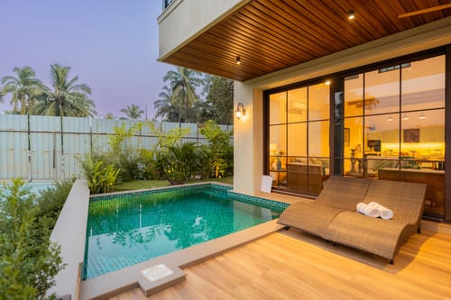 Villa Verde | 4-BHK Luxury Villa with Private Pool | The Banyan Bliss Complex – 4 bedroom villa in North Goa, Goa