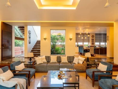 Dahlia | Tropical 4-BHK Villa With Private Pool, Gazebo, Garden | Near Baga & Calangute Beaches – 4 bedroom villa in North Goa, Goa