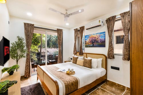 Villa Plume | 4-BHK Pet-Friendly Villa with Private Pool and Sit Out | Near Calangute Beach – 4 bedroom villa in North Goa, Goa