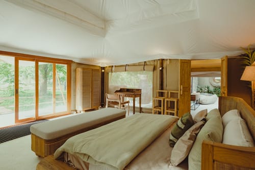 Bali Bay | 2 Balinese-Inspired 2-BHKs & 2 Boho Tents with a Shared Pool, Jacuzzi, Bar Lounge & Cabanas – 6 bedroom villa in Bengaluru, Karnataka