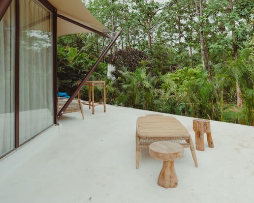 Bali Bay Langit | Glass Tent on 2-Acres with Shared Pool, Jacuzzi, Firepits, & Bar Lounge – 1 bedroom villa in Bengaluru, Karnataka