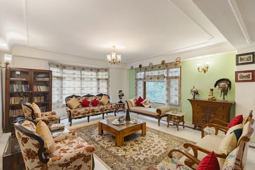 Meridian Oaks Estate | Lounge Areas | Outdoor Area With Hill Views – 1 bedroom villa in Shimla, Himachal Pradesh