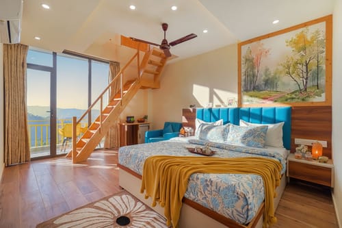 Hillshades Retreat | 6-BHK Villa With Sit-out Area, Private Pool, Restro, Game Zone, Panoramic Hill Views & a Lift – 6 bedroom villa in Kasauli, Himachal Pradesh