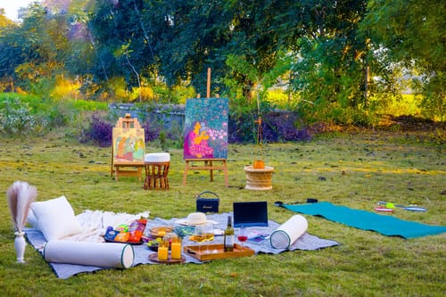 Hari Bagh Farmhouse | Pet-friendly Organic Farm With Art Nook, Pond & Gaming Room – 4 bedroom villa in Jaipur, Rajasthan
