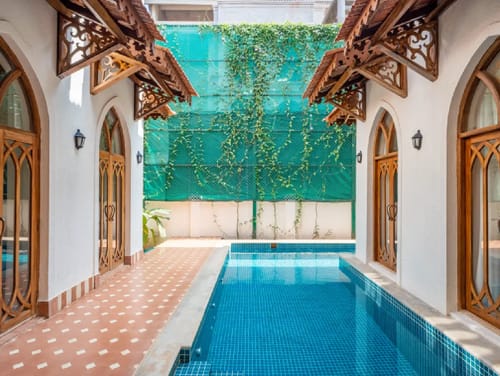 Samukha | Pet-friendly 4-BHK With Private Pool & Garden & Entertainment Lounge