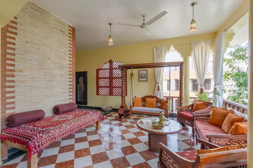 Abhimanyu Mansion Pearl | A 6-BHK Manor With Rajasthani Charm & a Garden In City’s Heart – 6 bedroom villa in Udaipur, Rajasthan