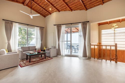 Twin Chalets | 4-BHK  Pet-friendly Escape With Valley-facing lawn, Terrace & 2 Living Rooms – 4 bedroom villa in Nainital, Uttarakhand
