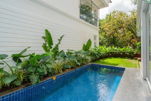 Purple Coral | Luxe 5-BHK Villa With Two Private Pools & Lift Near Chapora Fort