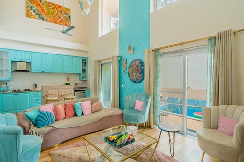 Cavalo Marinho | 3-BHK Boho Retreat with Private Pool & Terrace – 3 bedroom villa in North Goa, Goa