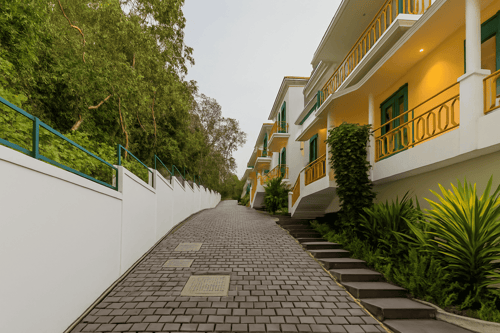 Casa Lotus | 3-BHK Villa with Private Pool, Cosy Nook, Balconies; in a Gated Complex – 3 bedroom villa in North Goa, Goa