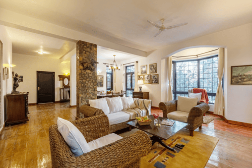 Thistle House | Pet-friendly 4-BHK Hideaway with Gazebo & Terrace by Bhimtal Lake – 4 bedroom villa in Nainital, Uttarakhand