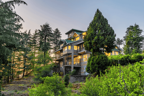 Hill Top Farmstead | Heritage 3-BHK English-Style Villa With Balcony, Gazebo & Stunning Hill Views – 3 bedroom villa in Shimla, Himachal Pradesh