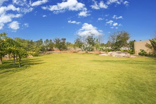 Urvi Grand Luxe Suite | Serene Farmstay With Garden, Common Pool & Dining Area – 1 bedroom villa in Bengaluru, Karnataka