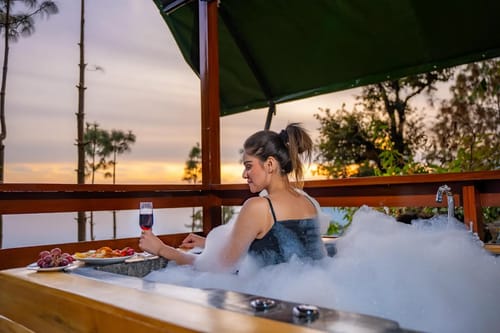The Kingfisher Treehouse With Jacuzzi – 1 bedroom villa in Mussoorie, Uttarakhand
