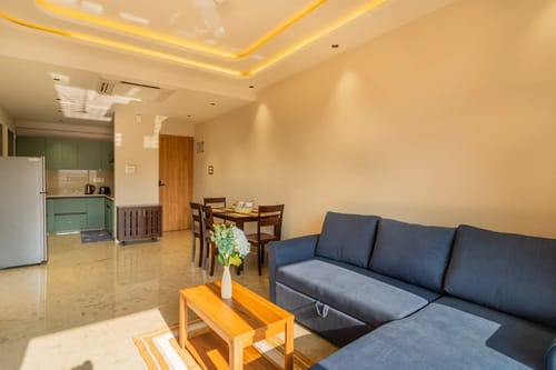 Kamerios Maris | 1-BHK | Jacuzzi | Common Rooftop Pool | Lift  – 1 bedroom villa in North Goa, Goa