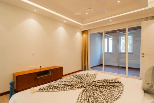 Solace Teal | Charming Pet-friendly 5-BHK Getaway With Private Pool | Grand Dining & 2 living spaces