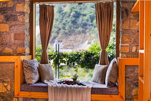 Granny’s Den | 3-BHK Pet-friendly With Living Room, Shared Pool, Restaurant & Gazebo by the River