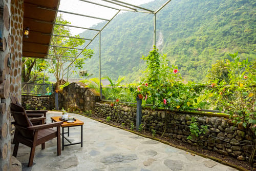 Granny’s Den | 1 Pet-friendly Artistic Hut With Shared Pool, Restaurant & Gazebo by the River – 1 bedroom villa in Dehradun, Uttarakhand