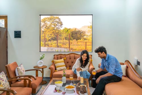 Jacuzzi Rooms @ Truntum – 4 bedroom villa in Karjat, Maharashtra