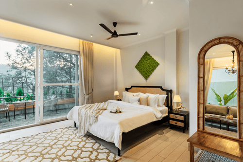 Sirmour Baag Scarlet | A Hillside Pet-Friendly Cottage With Restro & Garden