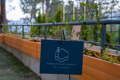 Sirmour Baag Scarlet | A Hillside Pet-Friendly Cottage With Restro & Garden