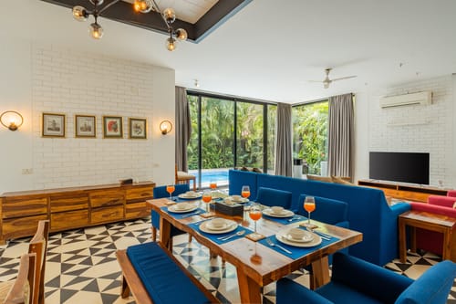 Lushe | Serene 3-BHK Villa Near Popular Beaches With Private Pool & Terrace