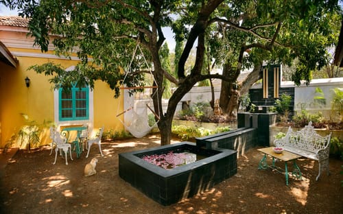 Terra Rosa | Portuguese-styled 4-BHK Villa With Private Pool, Garden, Veranda & Sit-out Area – 4 bedroom villa in North Goa, Goa