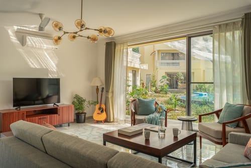 Kensho Hibiscus | Serene 3-BHK Villa With Common Pool, Plunge Pool & Lift; Near Popular Beaches – 3 bedroom villa in South Goa, Goa