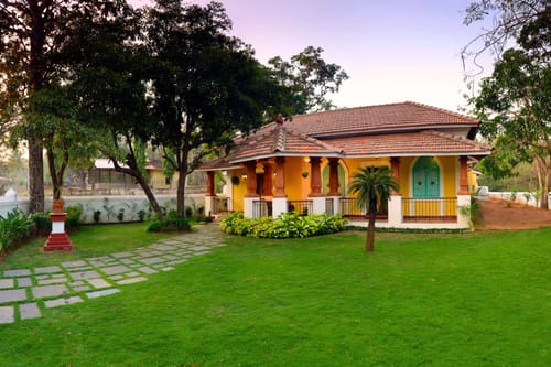 Terra Rosa | Portuguese-styled 4-BHK Villa With Private Pool, Garden, Veranda & Sit-out Area – 4 bedroom villa in North Goa, Goa