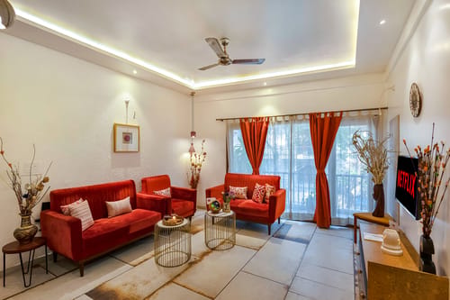 The Jazminn Earthroom | 3-BHK Pet-friendly Apartment with Shared Sit Out Area | Near Bengaluru Palace – 3 bedroom villa in Bengaluru, Karnataka