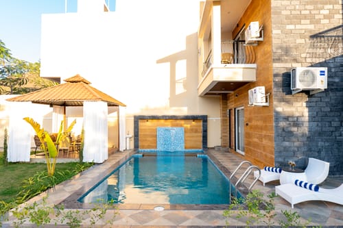 Casa llios | Country-Style 3-BHK Villa with Private pool, Gazebo and Landscaped Garden – 3 bedroom villa in Udaipur, Rajasthan
