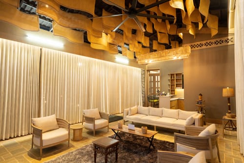 Tapovana Aroha | Pet-Friendly Boho Retreat with Luxury Tent, 2-BHK Villa , Moroccan-Style Pool, Firepit & Gardens – 3 bedroom villa in Bengaluru, Karnataka