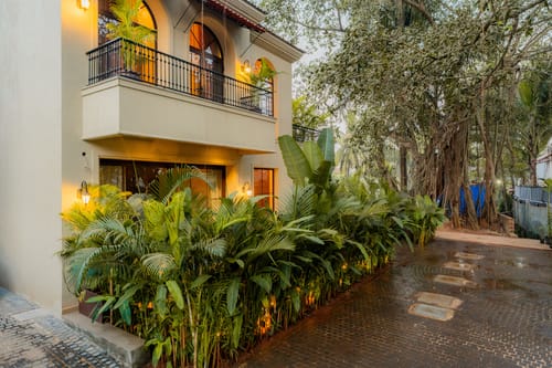 Villa Verde | 4-BHK Luxury Villa with Private Pool | The Banyan Bliss Complex – 4 bedroom villa in North Goa, Goa