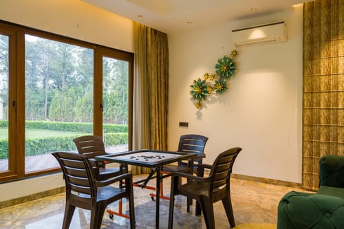 Sanisa Farm | 3-BHK Farmhouse With Private Pool, Game Zone & Lush Garden