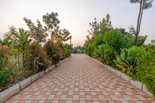 Courtyard Banyan | Rustic 2-BHK Pet-friendly Villa with Pool, Gazebo Amid Banyan Trees | Near Nandi Hills – 2 bedroom villa in Bengaluru, Karnataka