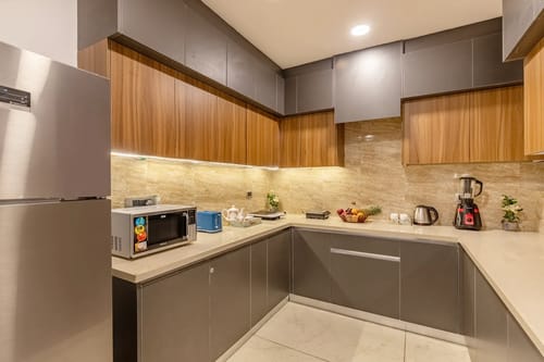 Cliff Crest | 2-BHK | Kitchen | Outdoor Sitting Area | Lift – 2 bedroom villa in Shimla, Himachal Pradesh