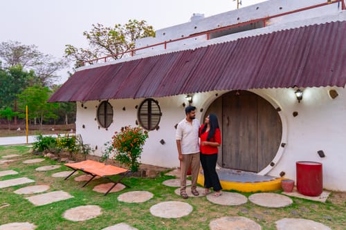 Khade Farms | 4-BHK Pet-Friendly Mudhouse Style Villa with Gazebo and Terrace – 4 bedroom villa in Bengaluru, Karnataka