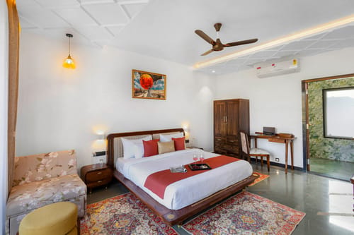 Godan Terra Cove | 6-BHK Retreat with Private Pool, Garden & Elevated Gazebo, featuring Stunning Hill & River Views – 6 bedroom villa in Udaipur, Rajasthan
