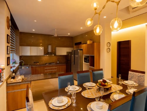 Dahlia | Tropical 4-BHK Villa With Private Pool, Gazebo, Garden | Near Baga & Calangute Beaches – 4 bedroom villa in North Goa, Goa