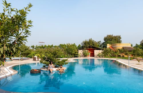 Aanandam Villas and Resort | Pet-friendly Cottage With Private Plunge Pool, Patio, Shared Pool Restro & Garden – 1 bedroom villa in Delhi Ncr, Delhi