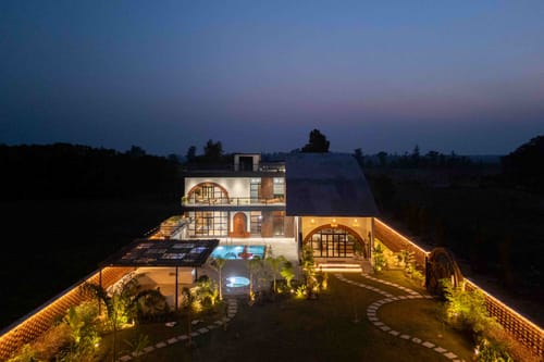 Whispering Arc – 4 bedroom villa in Jim Corbett, Uttarakhand
